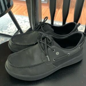 Sperry boys dress shoes, black, size 6.5